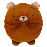 JayPlay Happy Nappers: Barna maci párna hálózsák 137cm