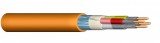 JB-H(St)H 6x2x0,8mm2 halogénmentes, árnyékolt lángálló tűzjelző vezeték Bd 300V piros