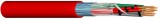 JB-Y(St)Y S.C. 2x2x0,8mm2 Árnyékolt, PVC köpenyes kábel tűzjelző berendezésekhez (500m) 300V piros