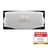 JBL Charge 6 vízálló hordozható Bluetooth hangszóró, fehér