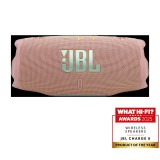 JBL Charge 6 vízálló hordozható Bluetooth hangszóró, pink