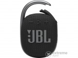 JBL Clip 4 vízálló hordozható Bluetooth hangszóró, fekete
