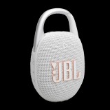 JBL Clip 5 hordozható bluetooth hangszóró, fehér
