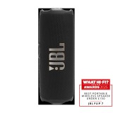 JBL Flip 7 vízálló hordozható Bluetooth hangszóró, fekete
