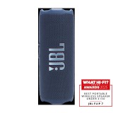 JBL Flip 7 vízálló hordozható Bluetooth hangszóró, kék