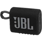 JBL Go 3 Bluetooth Wireless Speaker, hordozható hangszóró, fekete EU