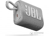 JBL GO 3 vízálló hordozható bluetooth hangszóró, fehér