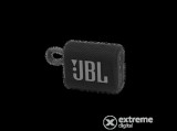 JBL GO 3 vízálló hordozható bluetooth hangszóró, fekete