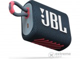 JBL GO 3 vízálló hordozható bluetooth hangszóró, kék-rózsaszín