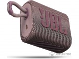 JBL GO 3 vízálló hordozható bluetooth hangszóró, rózsaszín