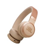 JBL Live 670NC Vezeték nélküli Bluetooth zajszűrős Over-ear Fejhallgató Headset - Homok (JBLLIVE670NCSAT)