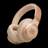 JBL LIVE770NC zajszűrős Bluetooth-fejhallgató, homokszín