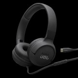 JBL Tune 520C USB-C fejhallgató, fekete