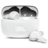 JBL vezeték nélküli fülhallgató, stereo bluetooth headset töltőtokkal, TWS, fehér, JBL Wave 200