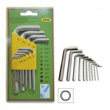 JBM Imbuszkulcs készlet 10db colos