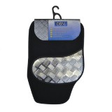 JBM Textil autószőnyeg szett műanyag betéttel - 4db-os