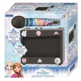 Jégvarázs hordozható hangszóró karaoke mikrofonnal – Lexibook