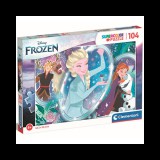 Jégvarázs II: Elza varázslata Supercolor puzzle 104db-os - Clementoni