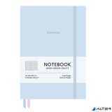 Jegyzetfüzet, A5, kockás, 96 lap, puhafedeles, SHKOLYARYK 'Genius', Kék