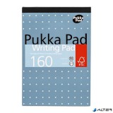 Jegyzetfüzet, A5, vonalas, 80 lap, PUKKA PAD 'Metallic Writing Book', vegyes színek