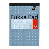Jegyzetfüzet, A5, vonalas, 80 lap, PUKKA PAD Metallic Writing Book, vegyes színek (PUP6468)
