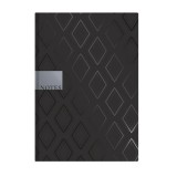 Jegyzetfüzet, A5, vonalas, 96 lap, TOPTIMER Notes, fekete gyémánt (NKN16710)