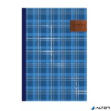 Jegyzetfüzet, A5, vonalas, 96 lap, TOPTIMER "Notes", kék skótkockás