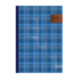 Jegyzetfüzet, A5, vonalas, 96 lap, TOPTIMER Notes, kék skótkockás (NKN16703)