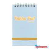 Jegyzetfüzet, spirálozott, A7, vonalas, 50 lap, PUKKA PAD "Pastel", vegyes színek