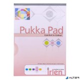 Jegyzettömb, A4, vonalas, 50 lap, PUKKA PAD 'Irlen Dyslexia', rózsaszín