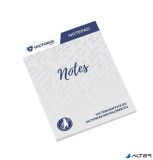 Jegyzettömb, A7, 5x50 lap, sima, VICTORIA OFFICE