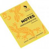 Jegyzettömb, elektrosztatikus, 70x98 mm, 100 lap, PANTA PLAST, sárga [100 lap]