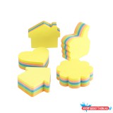 Jegyzettömb öntapadó, mondatfelhõ alakú, 250lap, Bluering(R) 5 különféle neon szín