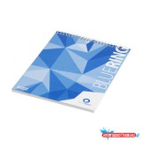 Jegyzettömb spirálozott, A5, 60lap, Bluering(R) vonalas