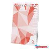 Jegyzettömb spirálozott, A7, 60lap, Bluering(R) kockás