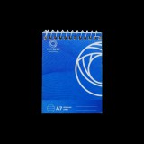 Jegyzettömb spirálozott, A7, 80lap, Bluering® vonalas