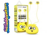 Jellie Monsters vezetékes fülhallgató 3,5 mm jack csatlakozóval - Ylfashion YLFS-01 - sárga