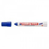 Jelölő marker, 10 mm, kúpos, EDDING "950", kék