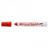 Jelölő marker, 10 mm, kúpos, EDDING "950", piros