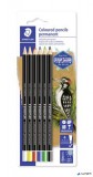 Jelölőceruza készlet, mindenre író, vízálló, STAEDTLER 'Lumocolor® permanent glasochrom 108 20', 6 különböző szín