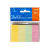 Jelölõcímke 20x50mm, 4x40lap, papír, vegyes pasztell színek Bluering®