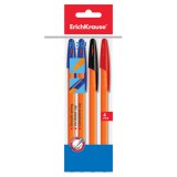 Jemini ErichKrause R-301 kék, fekete, piros golyóstoll 1.0 mm, 4 db-os
