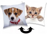 Jerry Fabrics S.r.o. Topolová 485, 252 42 Jesenice u Prahy, Csehország info@jfabrics.cz Kutyás cicás átfordítható flitteres párnahuzat 40*40 cm
