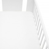 Jersey lepedő kiságyba New Baby 120x60 fehér