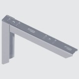 JEWE Nehézkonzol Fekete 22X26 cm