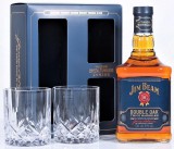 Jim Beam Double Oak Whiskey (DD+Pohár) (43% 0,7L)