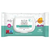 JimJams Baby nedves popsitörlőkendő, illatmentes, 52 db