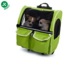 JK Animalsd Trolley BackUp Trasportino zöld 44×34×46x106 cm hátizsák és szállító kocsi, hátizsák (41557-1)
