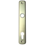 JKH Ajtócím 90mm normál cilinderlyukas F2 eloxált (1 pár)