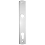 JKH Ajtócím 90mm normál cilinderlyukas fehér (1 pár)